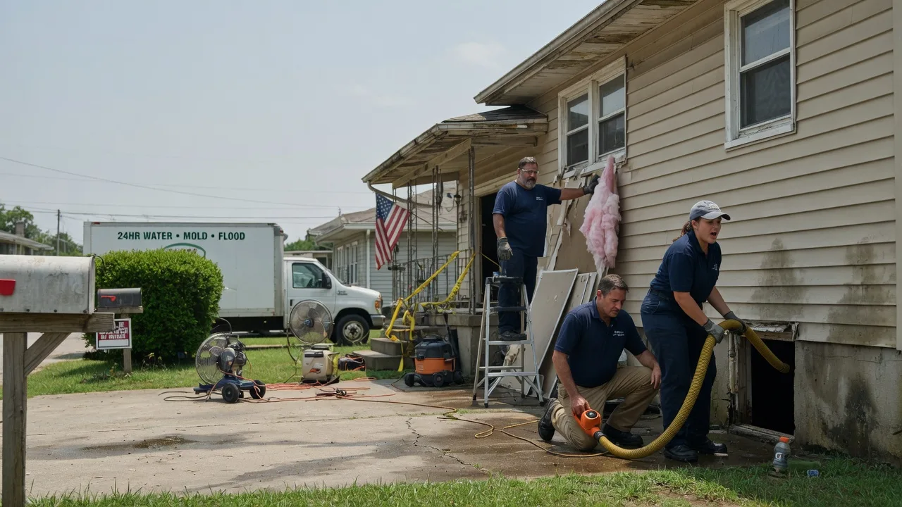 Water Damage Repair in Orlinda, TN near me